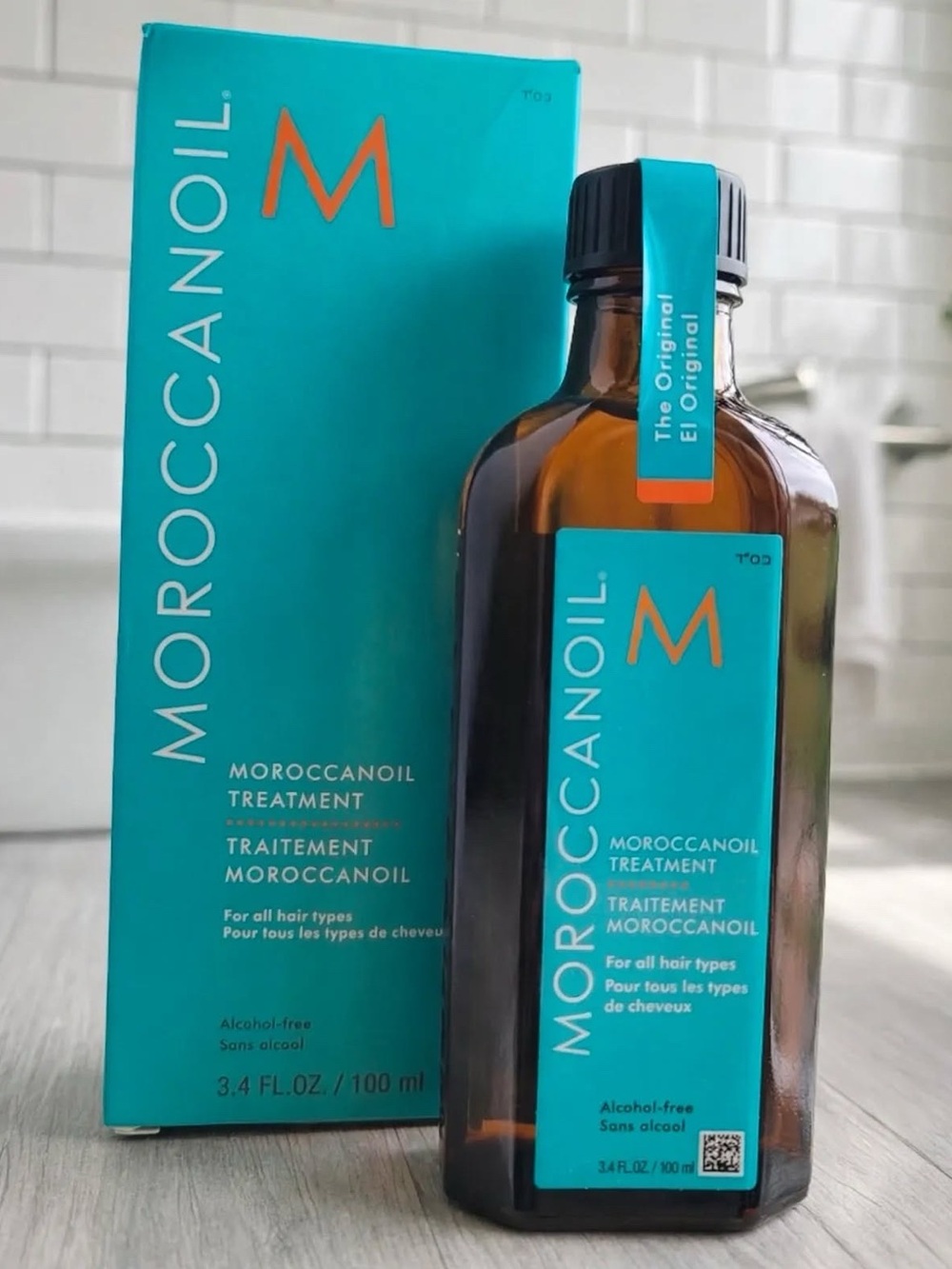 Moroccanoil Treatment Hair Oil — Turquoise (100 ml) 3.4 oz for goddess hair 💕